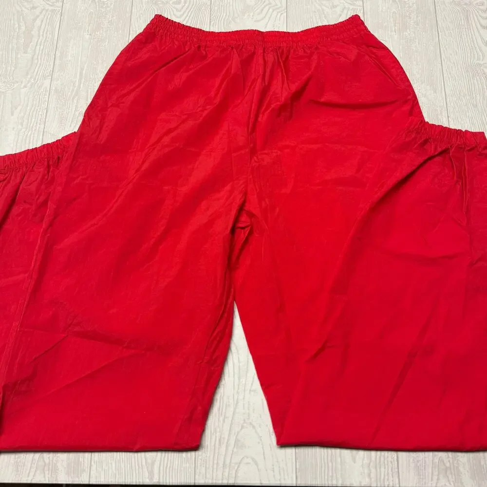 Vintage Marlboro Adventure Team Red Nylon Windbreaker Pants Adult L 90s